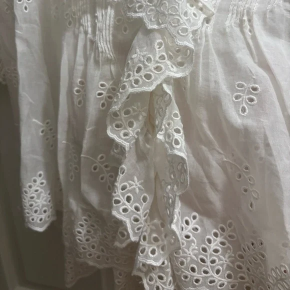 Doen Ivory Lace Blouse - Picture 6 of 7
